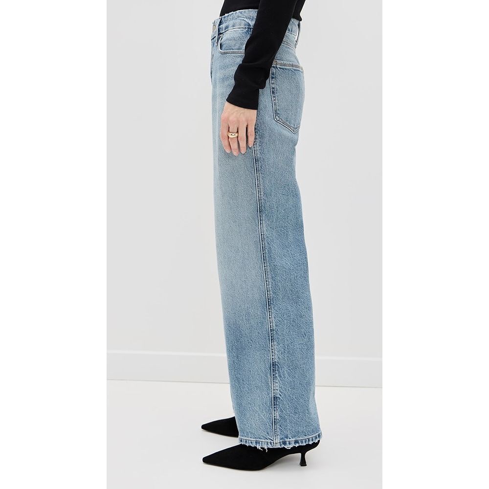 Good American Women’s Good Skate High Rise Wide Leg Indigo 756 - Picture 5 of 13